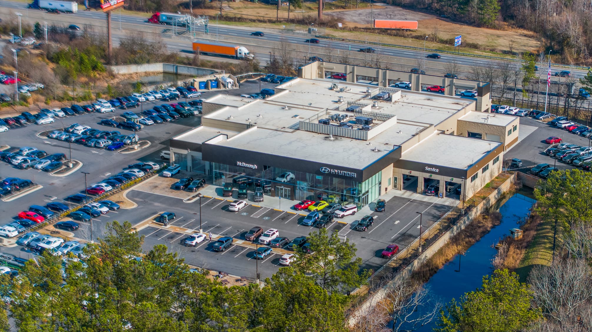 car dealership commercial concrete project