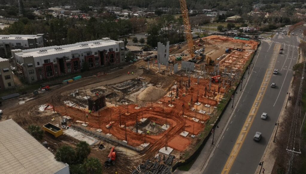concreting company in Marietta, GA constructing a Storage Facility