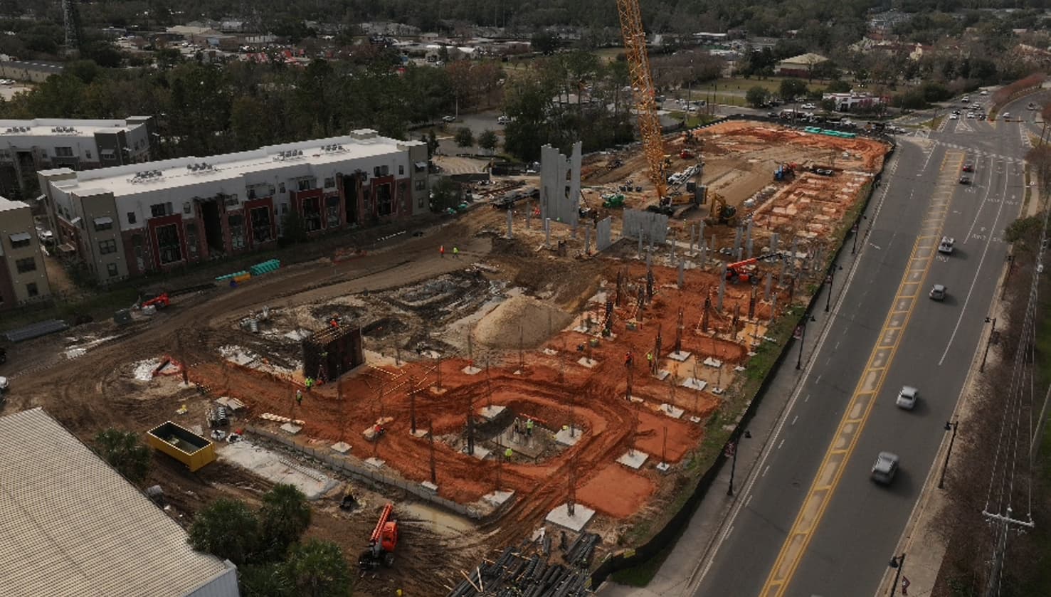 concreting company in Marietta, GA constructing a Storage Facility