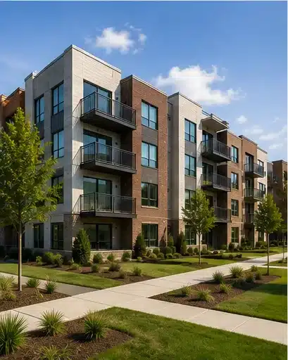 Concrete construction for apartment and multifamily development projects